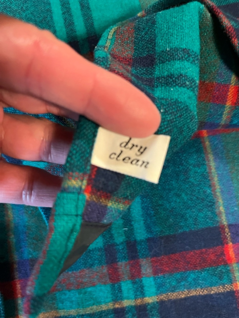 Vintage Pendleton Wool Plaid Button Front Shirt Green purple USA Men’s XL - Picture 9 of 10